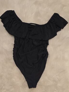rue21 Black Strapless Swimsuit